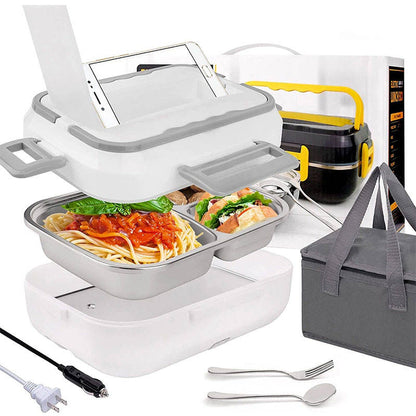 5L Cookware Sets Heater Portable Electric Lunch Boxes stainless steel Container with Insulation Bag