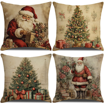 Pillow Cover Christmas Tree Decoration Sofa Cushion Home Furnishings