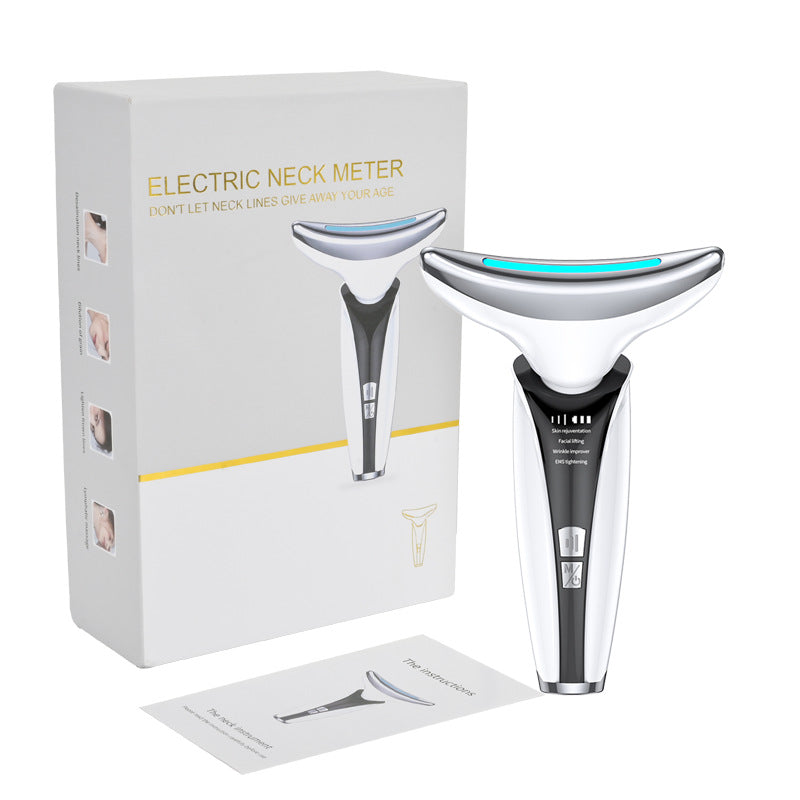 Skin Tightening Anti-aging Face Neck Lifting Massager Led Photon Therapy Face and Neck Lifting Device