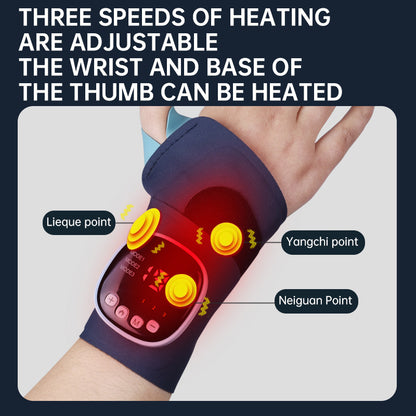 EMS Smart Tendon Sheath Hand Heating Wristband with Hot Compress and Massage Function