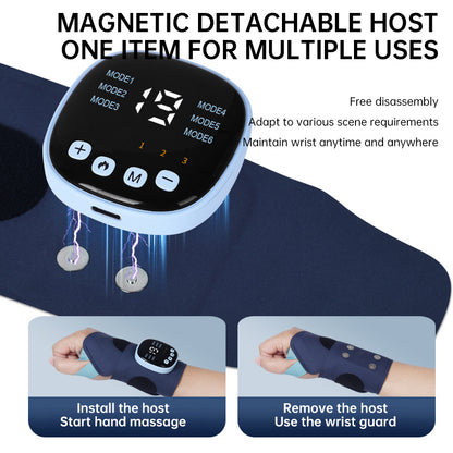 EMS Smart Tendon Sheath Hand Heating Wristband with Hot Compress and Massage Function