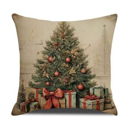 Pillow Cover Christmas Tree Decoration Sofa Cushion Home Furnishings