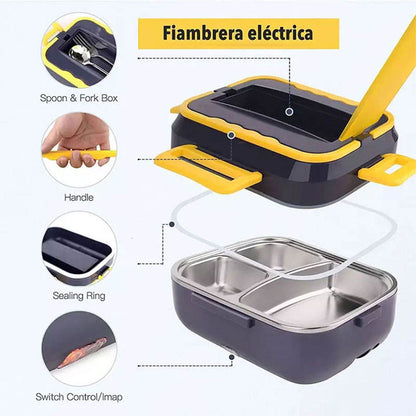 5L Cookware Sets Heater Portable Electric Lunch Boxes stainless steel Container with Insulation Bag