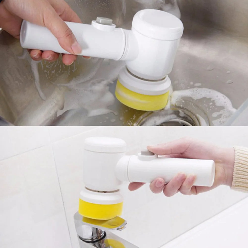 5-in-1 Electric Kitchen Cleaning Tool & Bathtub Wash Brush