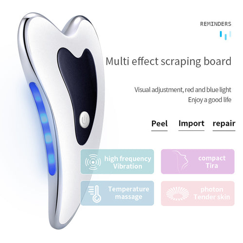 Microcurrent Face Lift Machine USB Charge Electric Guasha Massage Scraping Galvanic Beauty Skin Lifting Facial Body Massager