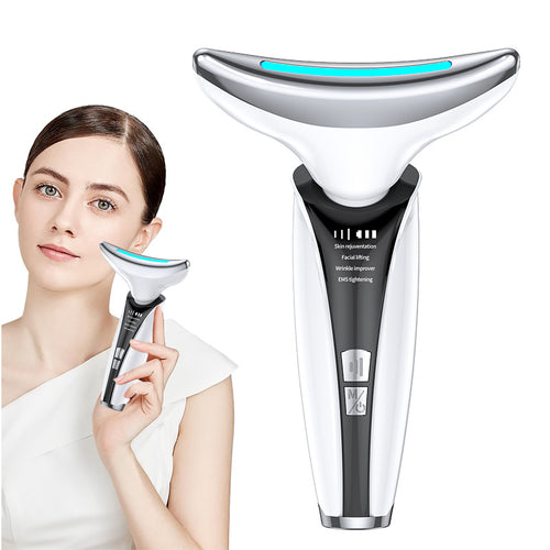 Skin Tightening Anti-aging Face Neck Lifting Massager Led Photon Therapy Face and Neck Lifting Device