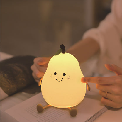 Colorful Pear Duck Pear Night Light Couple Gift & Night Light Sleeping