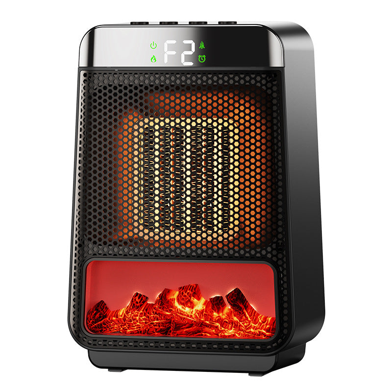 3D dynamic flame heater, household heater, silent and energy-saving PTC speed electric heater