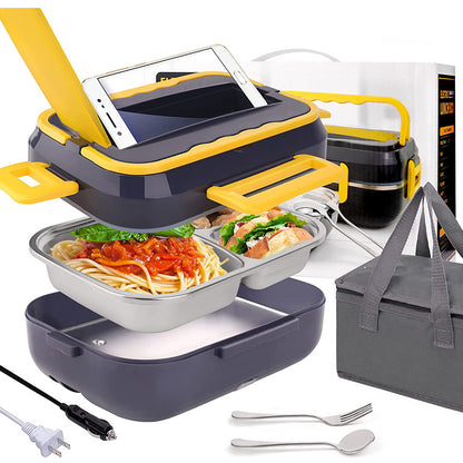 5L Cookware Sets Heater Portable Electric Lunch Boxes stainless steel Container with Insulation Bag