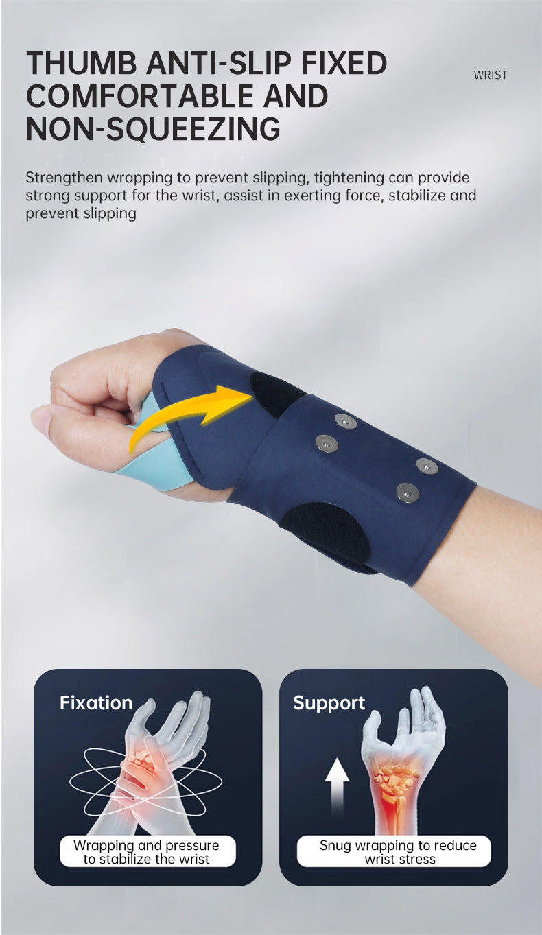 EMS Smart Tendon Sheath Hand Heating Wristband with Hot Compress and Massage Function