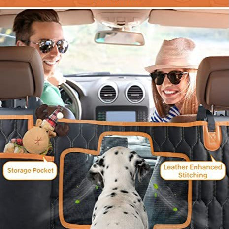 Four in one detachable pet car cushion waterproof dirt proof and scratch resistant rear trunk seat cushion for passenger seat