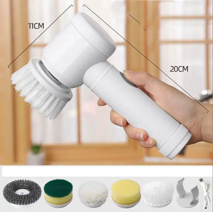 5-in-1 Electric Kitchen Cleaning Tool & Bathtub Wash Brush