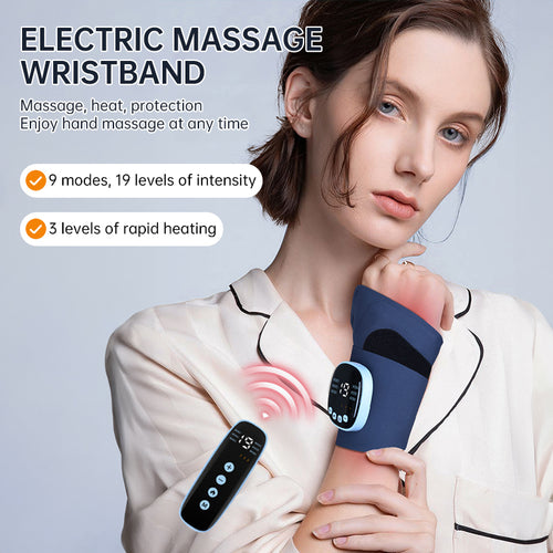 EMS Smart Tendon Sheath Hand Heating Wristband with Hot Compress and Massage Function